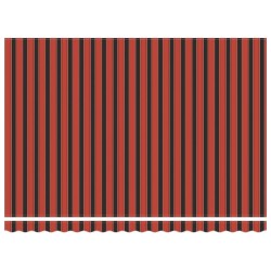 Auvent Orange et marron 450 x 300 x 165 cm Polyester et métal 515227515227