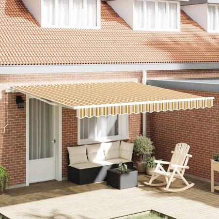 Auvent Rétractable Multicolore 400 × 350 cm 515235515235
