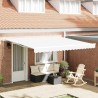 Auvent Blanc 400 x 350 x 165 cm Polyester et métal 515236515236
