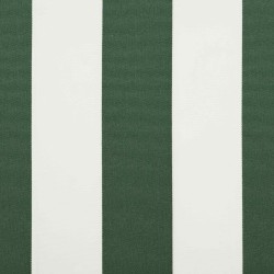 Auvent Rétractable Vert et blanc 400 × 300 cm 515256515256