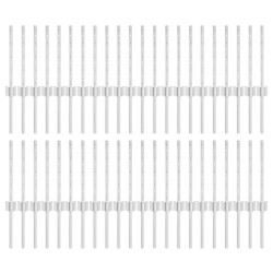 Poteau de clôture. 44 pcs Argenté 80 cm Acier 515279515279