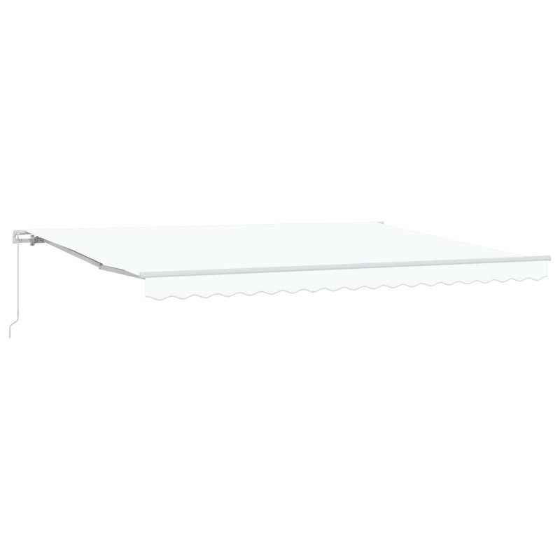 Auvent Blanc 450 x 300 x 165 cm Polyester et métal 515285515285