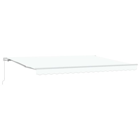 Auvent Blanc 450 x 300 x 165 cm Polyester et métal 515285515285