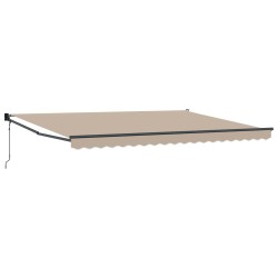 Auvent Beige 450 x 300 x 165 cm Polyester et métal 515287515287