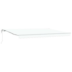 Auvent rétractable électrique Blanc 450 × 300 cm 515290515290