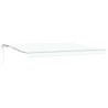 Auvent rétractable électrique Blanc 450 × 300 cm 515290515290