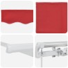 Auvent Rouge 450 x 300 x 165 cm Polyester et métal 515292515292