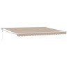 Auvent Beige 450 x 300 x 165 cm Polyester et métal 515295515295