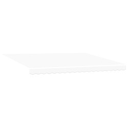 Auvent Rétractable Blanc 450 × 300 cm Polyester et Acier 515296515296