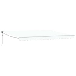 Auvent Blanc 450 x 300 x 165 cm Polyester et métal 515306515306