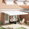 Auvent Blanc 450 x 300 x 165 cm Polyester et métal 515307515307