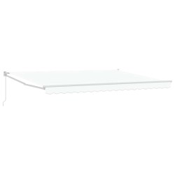 Auvent Blanc 450 x 300 x 165 cm Polyester et métal 515307515307