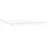 Auvent Blanc 450 x 300 x 165 cm Polyester et métal 515307515307