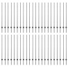 Poteau de clôture. 44 pcs Gris 180 cm Acier 515310515310