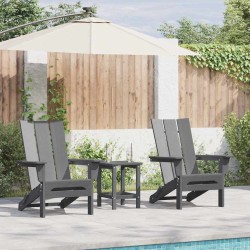 Chaise de jardin 3 pcs Gris clair 80.5 x 74.5 x 92 cm 515330515330