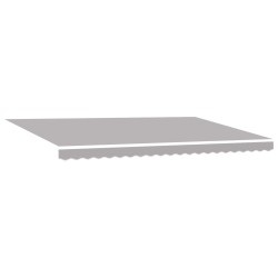 Auvent Rétractable Gris clair 500 ×300 cm tissu 515365515365