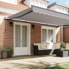 Auvent Rétractable Gris clair 500 × 300 cm Polyester et Acier 515369515369