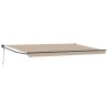 Auvent Beige 500 x 300 x 165 cm Polyester et métal 515374515374