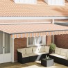 Cadre d'auvent Bleu et Orange 500 × 300 cm 515381515381
