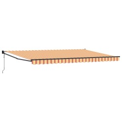 Auvent Crème 500 x 300 x 165 cm Polyester et métal 515387515387