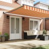 Auvent Crème 500 x 300 x 165 cm Polyester et métal 515387515387