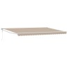 Auvent Beige 500 x 300 x 165 cm Polyester et métal 515389515389