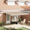Auvent Rétractable avec 450 ×350 cm tissu 515398515398