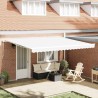 Auvent Blanc 450 x 350 x 165 cm Polyester 515401515401