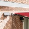 Auvent Rétractable Rouge 450 ×350 cm tissu 515402515402