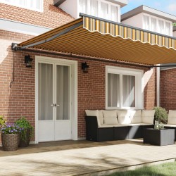 Cadre d'auvent Jaune et Gris 500 × 300 cm 515406515406