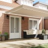 Auvent Beige 500 x 300 x 165 cm Polyester et métal 515407515407
