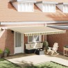 Auvent Rétractable avec 450 ×350 cm tissu 515410515410