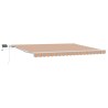 Auvent Rétractable Multicolore 450 × 300 cm Tissu et acier 515425515425