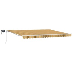 Auvent Rétractable Multicolore 450 × 300 cm Tissu et acier 515446515446