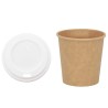 Tasses à café en papier avec couvercles 1000 pcs 4oz 100ml 515497515497