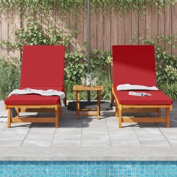 Transat 2-personne 3 pcs Marron Bois d'Acacia Massif 515504515504