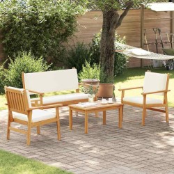 Ensemble de canapé de jardin 4 pcs Marron 120 x 65,5 x 79 cm 515540515540