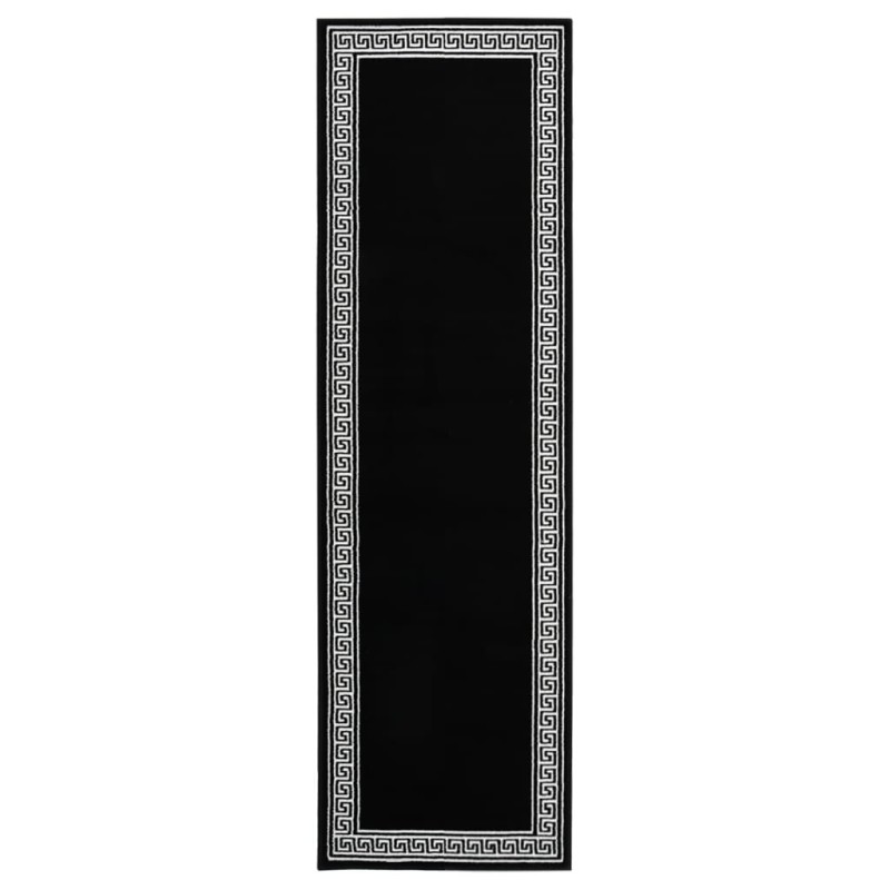 Tapis BCF Noir avec motif 60x200 cm 515591515591