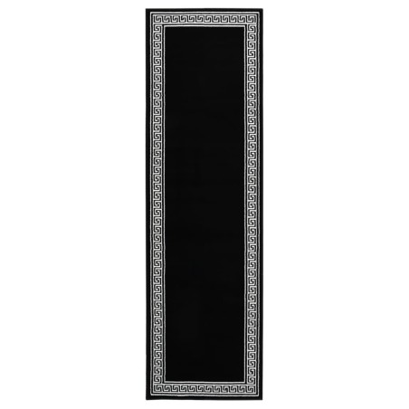 Tapis BCF Noir avec motif 60x200 cm 515591515591