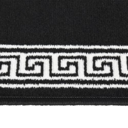 Tapis BCF Noir avec motif 60x200 cm 515591515591