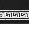 Tapis BCF Noir avec motif 60x200 cm 515591515591