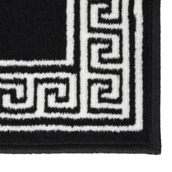 Tapis BCF Noir avec motif 60x200 cm 515591515591