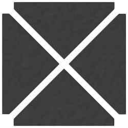 Plaques de poids de parasol 4 pcs triangulaire granit noir 14kg 515599515599