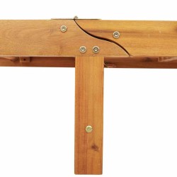 Transat 2 pcs Marron 65 x 199 x 84 cm Bois d'Acacia Massif 515609515609