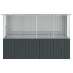 Cage pour oiseaux Anthracite 165 x 318 x 200 cm Acier galvanisé 515615515615