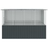 Cage pour oiseaux Anthracite 165 x 318 x 200 cm Acier galvanisé 515615515615