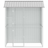 Cage pour oiseaux Gris 215 x 110 x 247 cm Acier galvanisé 515619515619