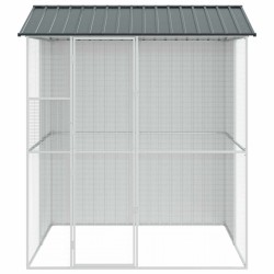 Cage pour oiseaux Anthracite 215 x 210 x 247 cm Acier galvanisé 515620515620