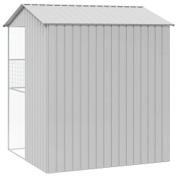 Cage pour oiseaux Gris 215 x 210 x 247 cm Acier galvanisé 515621515621