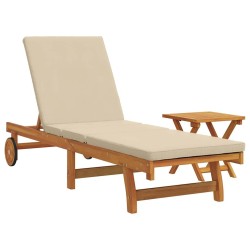 Transat 1-personne 2 pcs Marron Bois d'Acacia Massif 515625515625